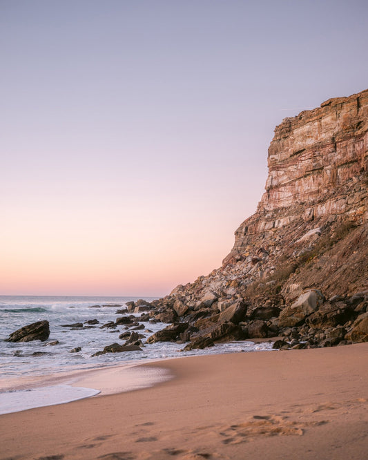 Pastel Coastal Cliffs No1