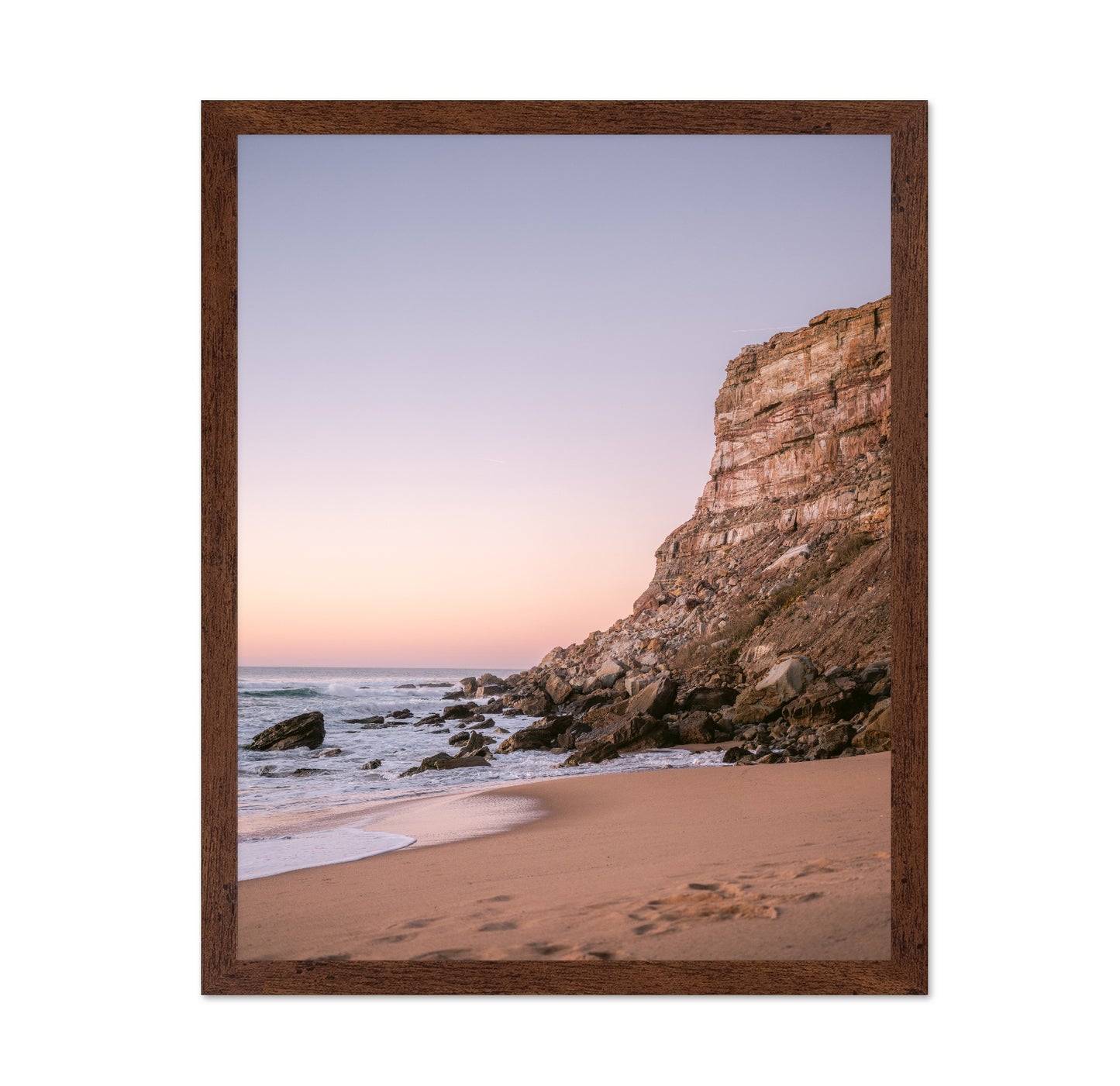 Pastel Coastal Cliffs No1