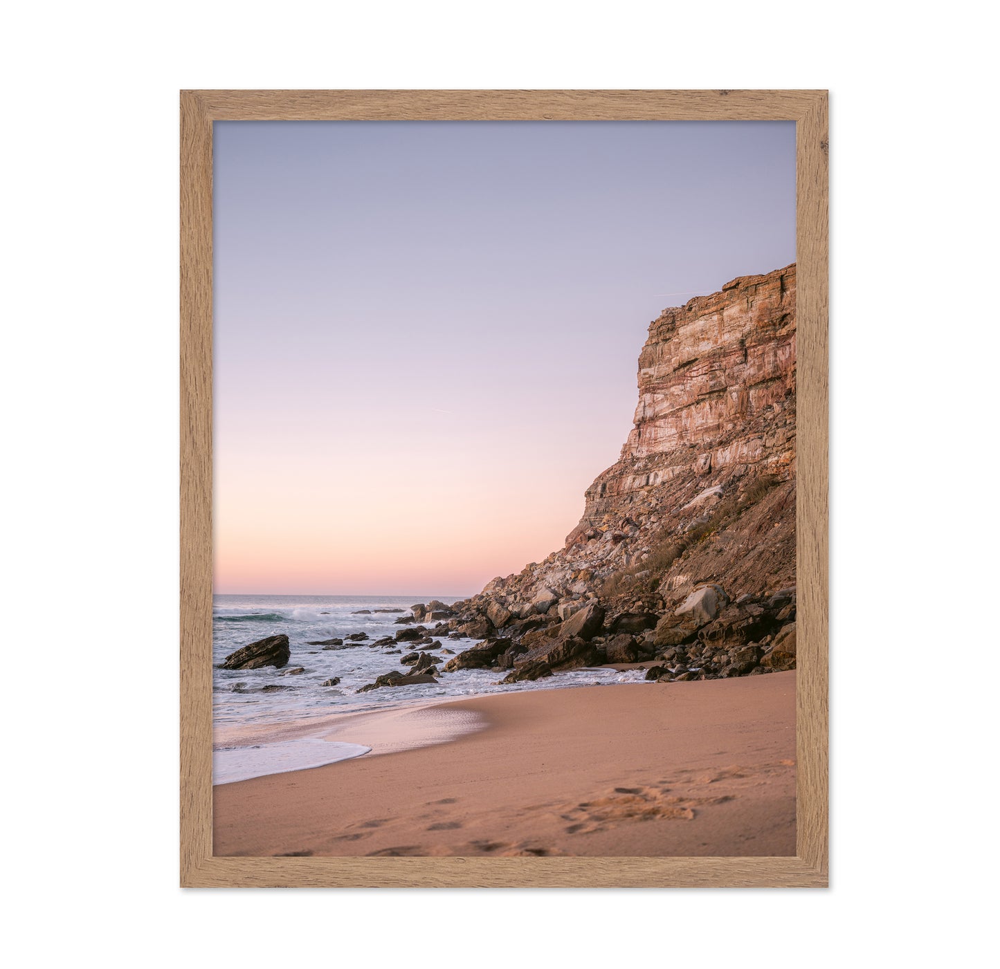 Pastel Coastal Cliffs No1