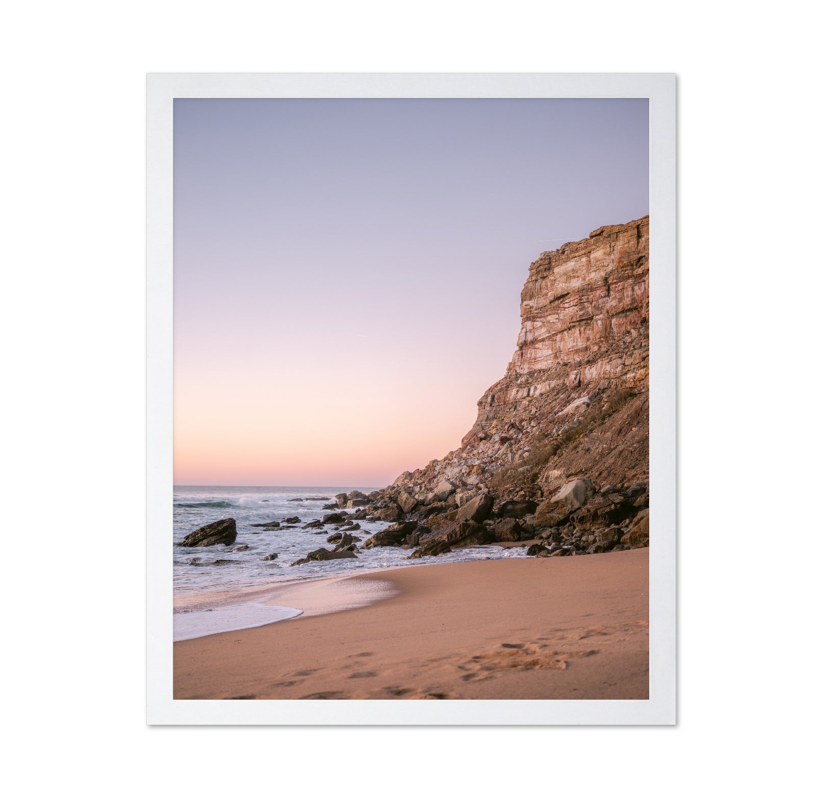 Pastel Coastal Cliffs No1