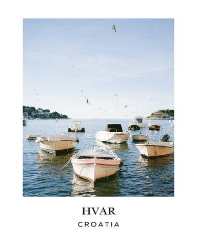 Hvar Harbor Boats