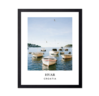 Hvar Harbor Boats