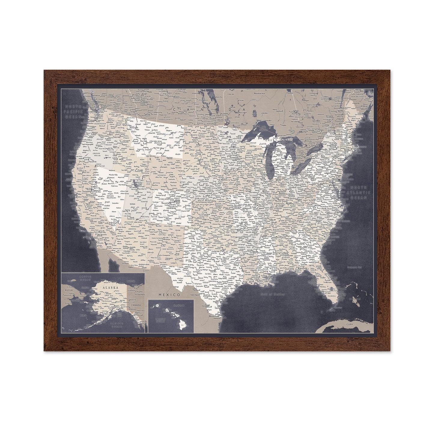 Detailed USA Map