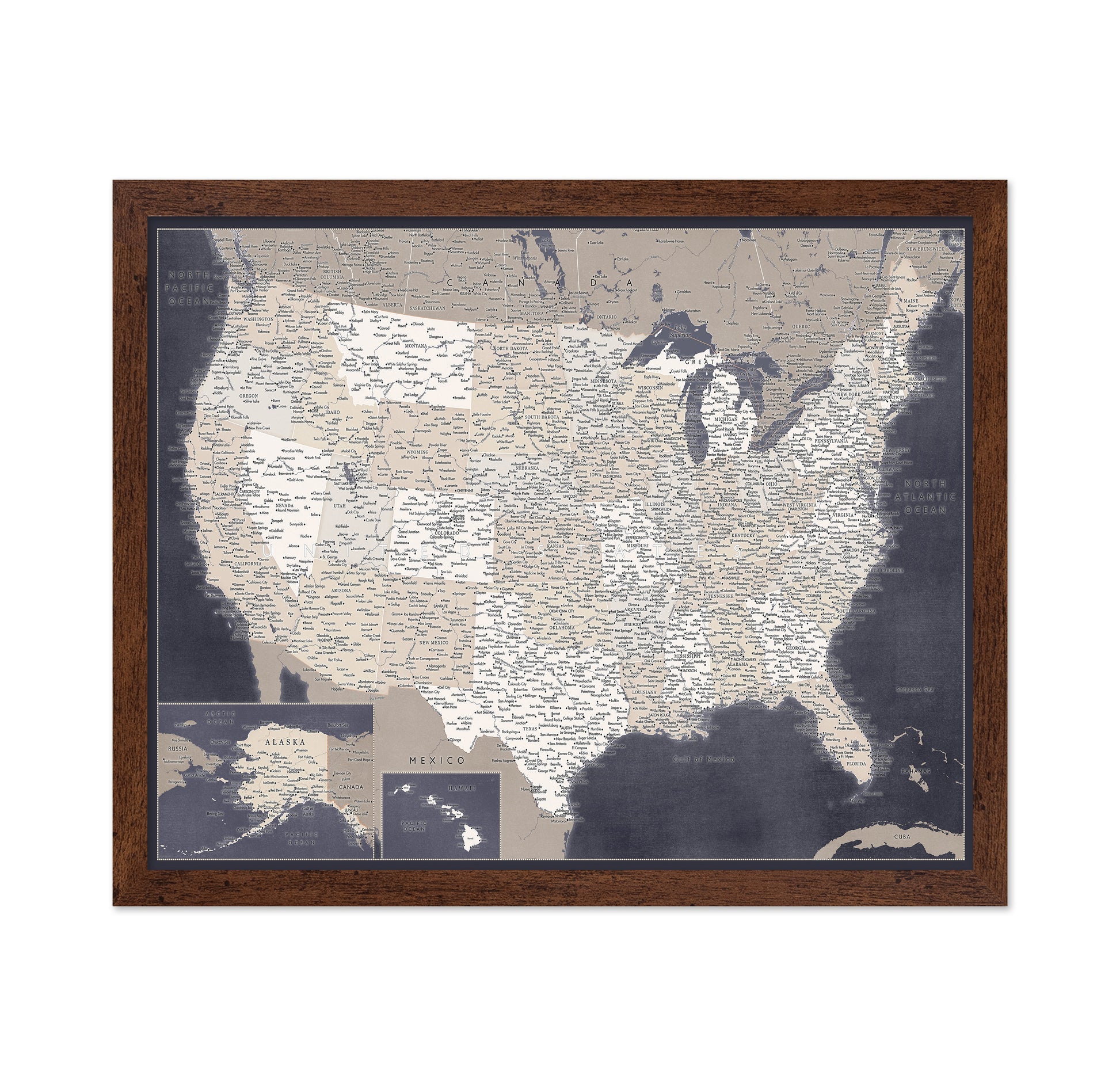 Detailed USA Map