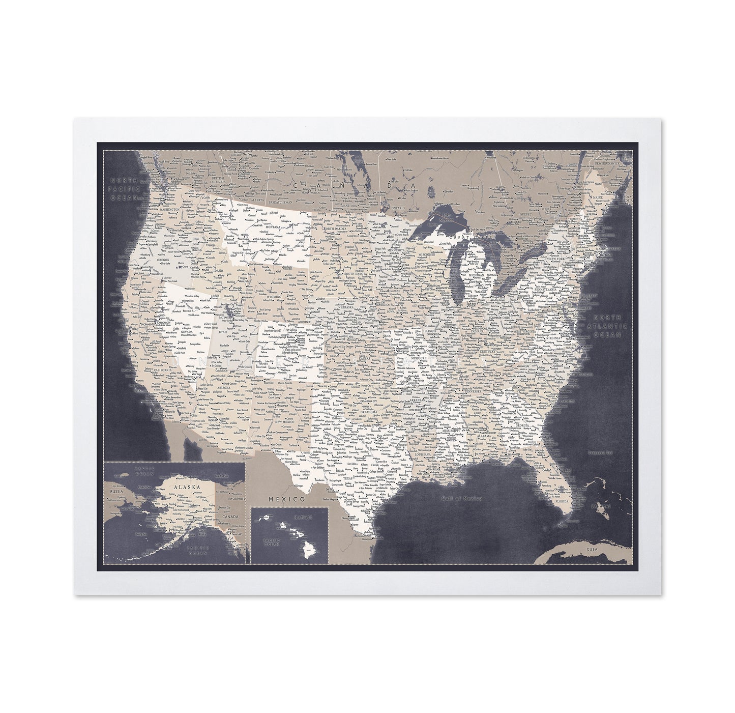 Detailed USA Map