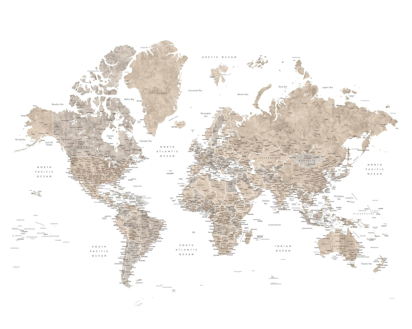 Neutral World Map No1