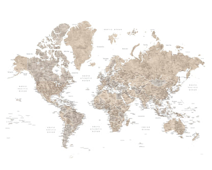 Neutral World Map No1