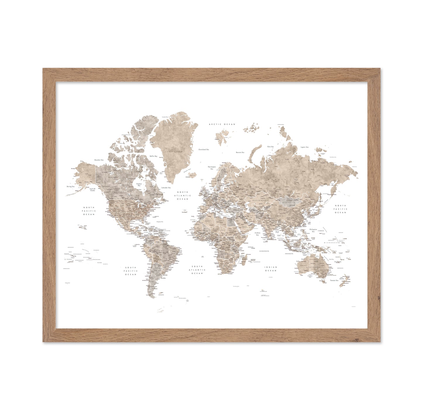 Neutral World Map No1