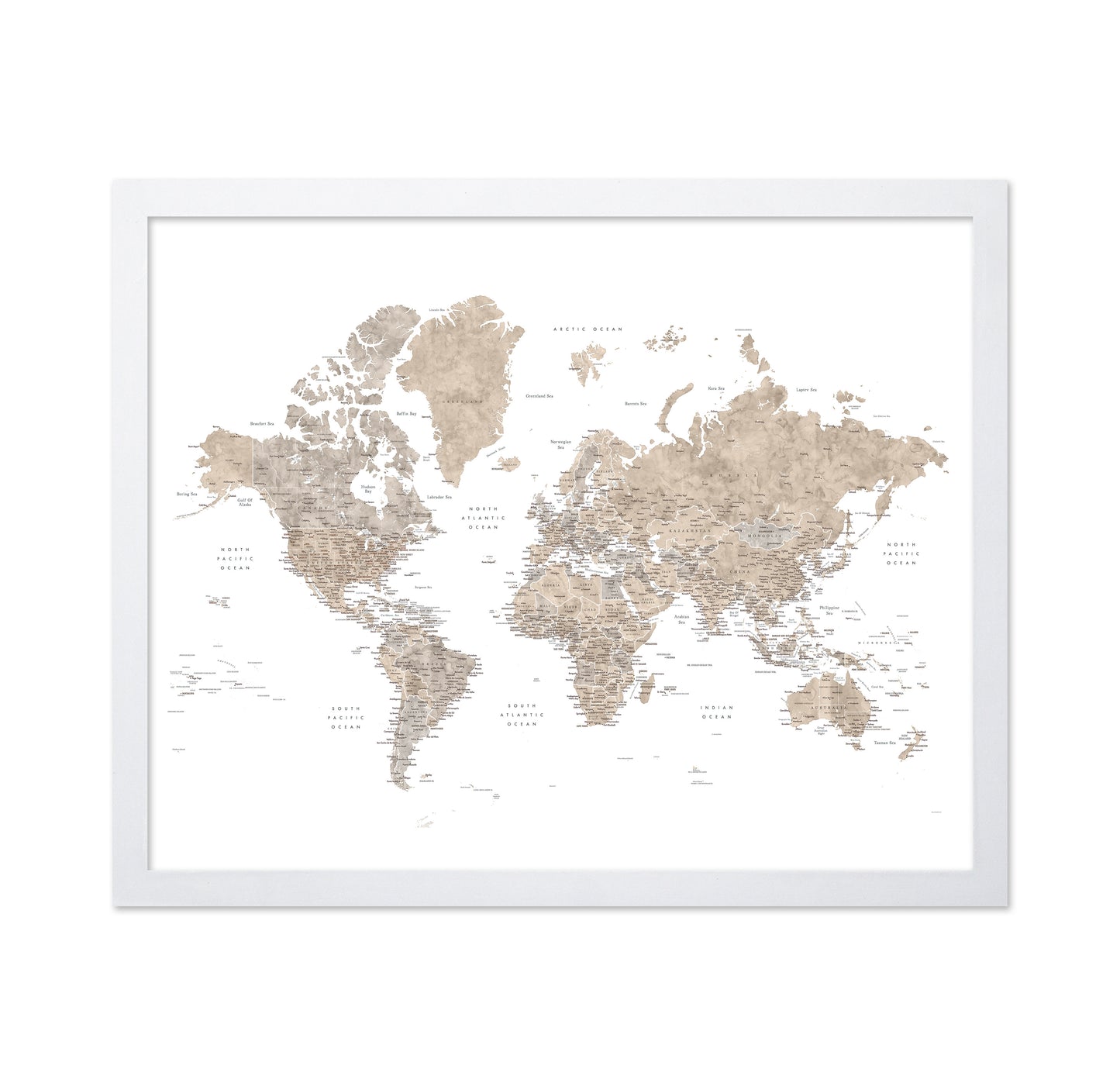 Neutral World Map No1