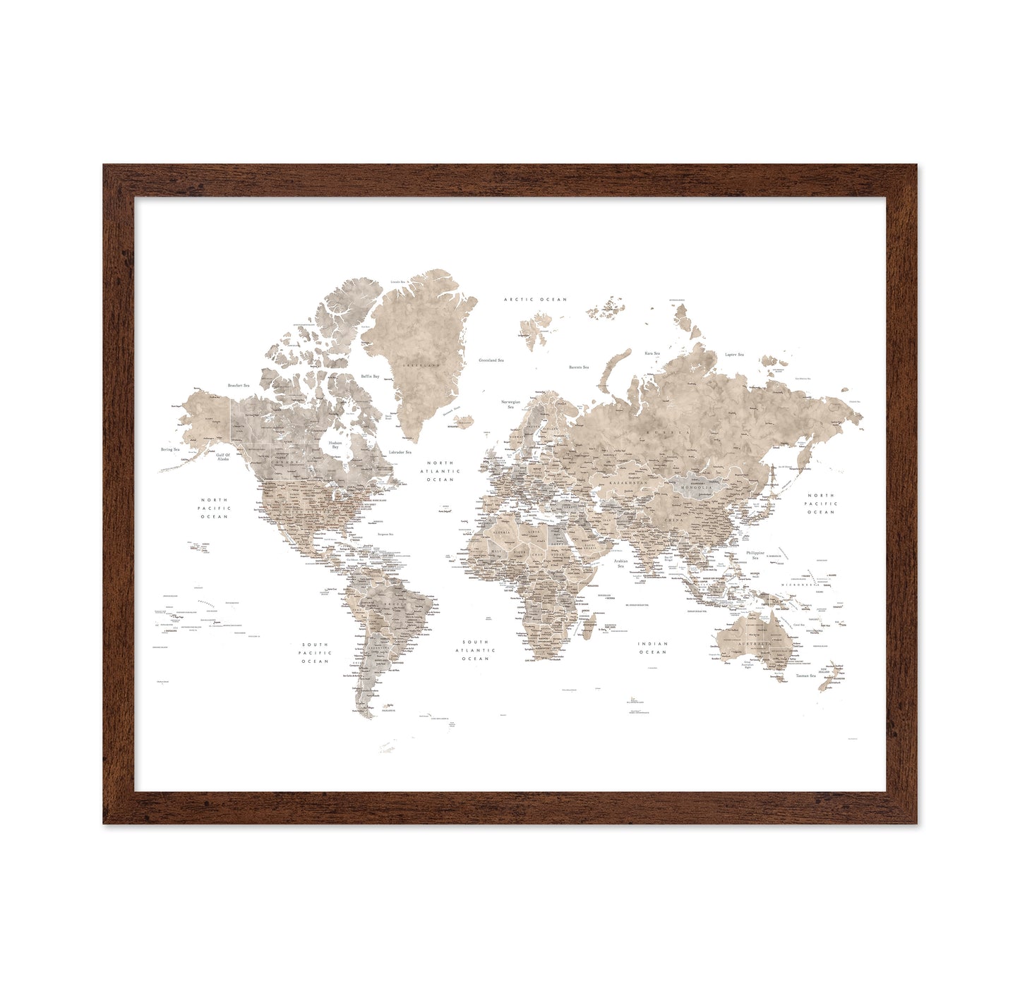 Neutral World Map No1