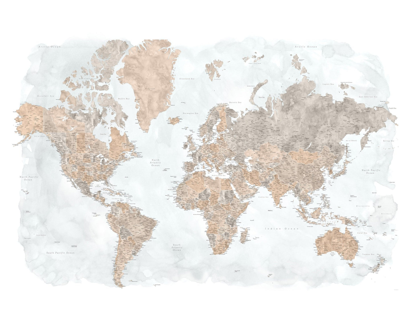 Vintage World Map