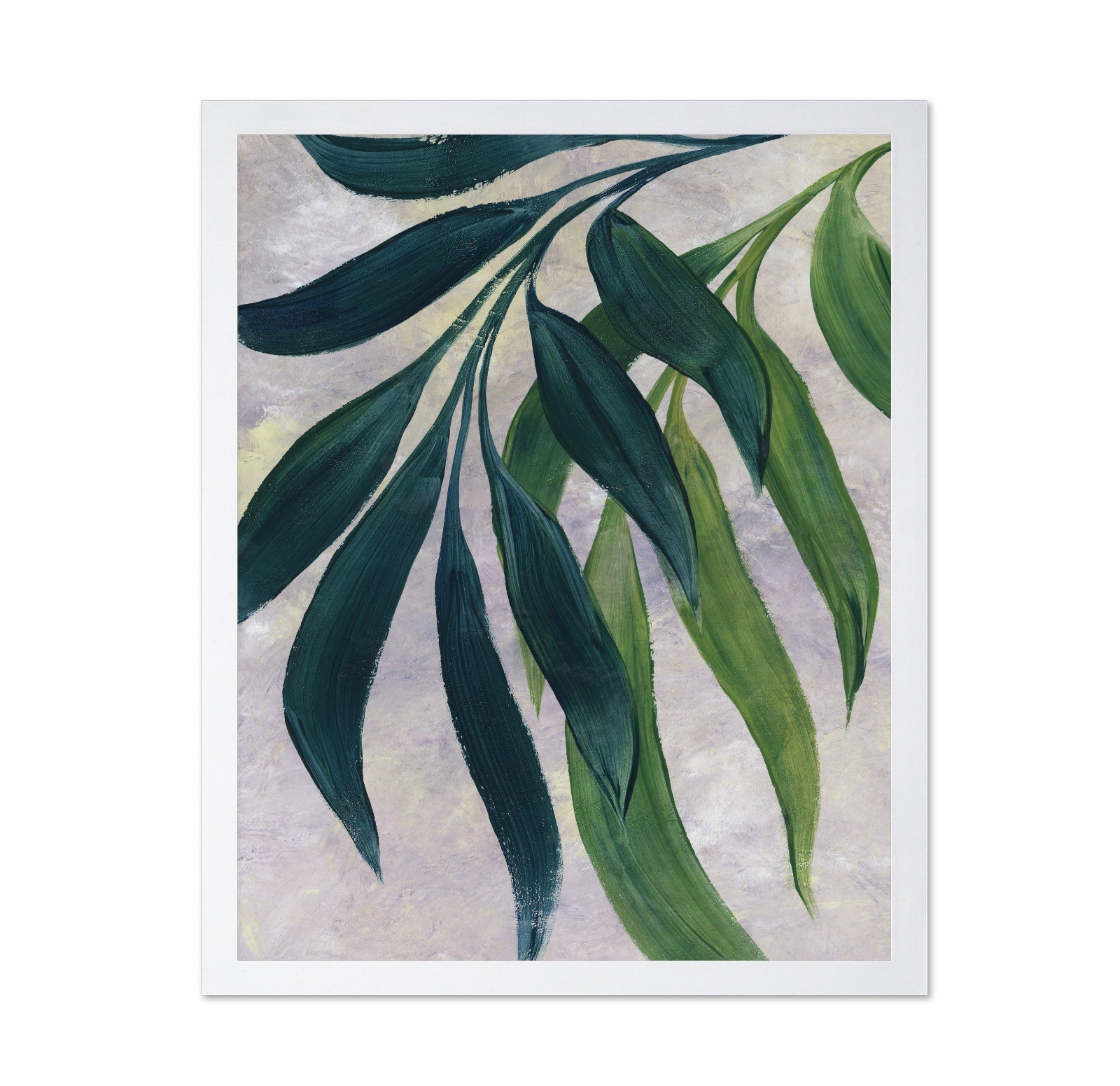 Abstract Green Leaves No1