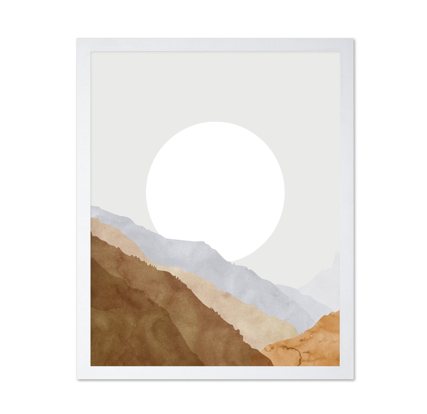 Boho Moon Mountains