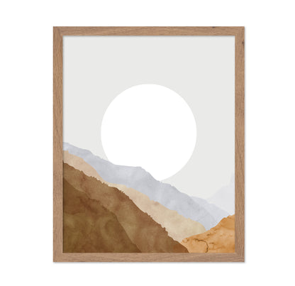Boho Moon Mountains