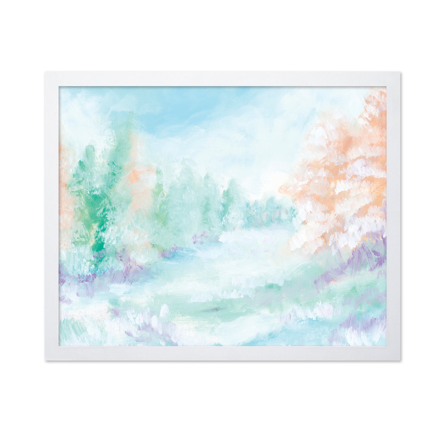 Pastel Winter Landscape