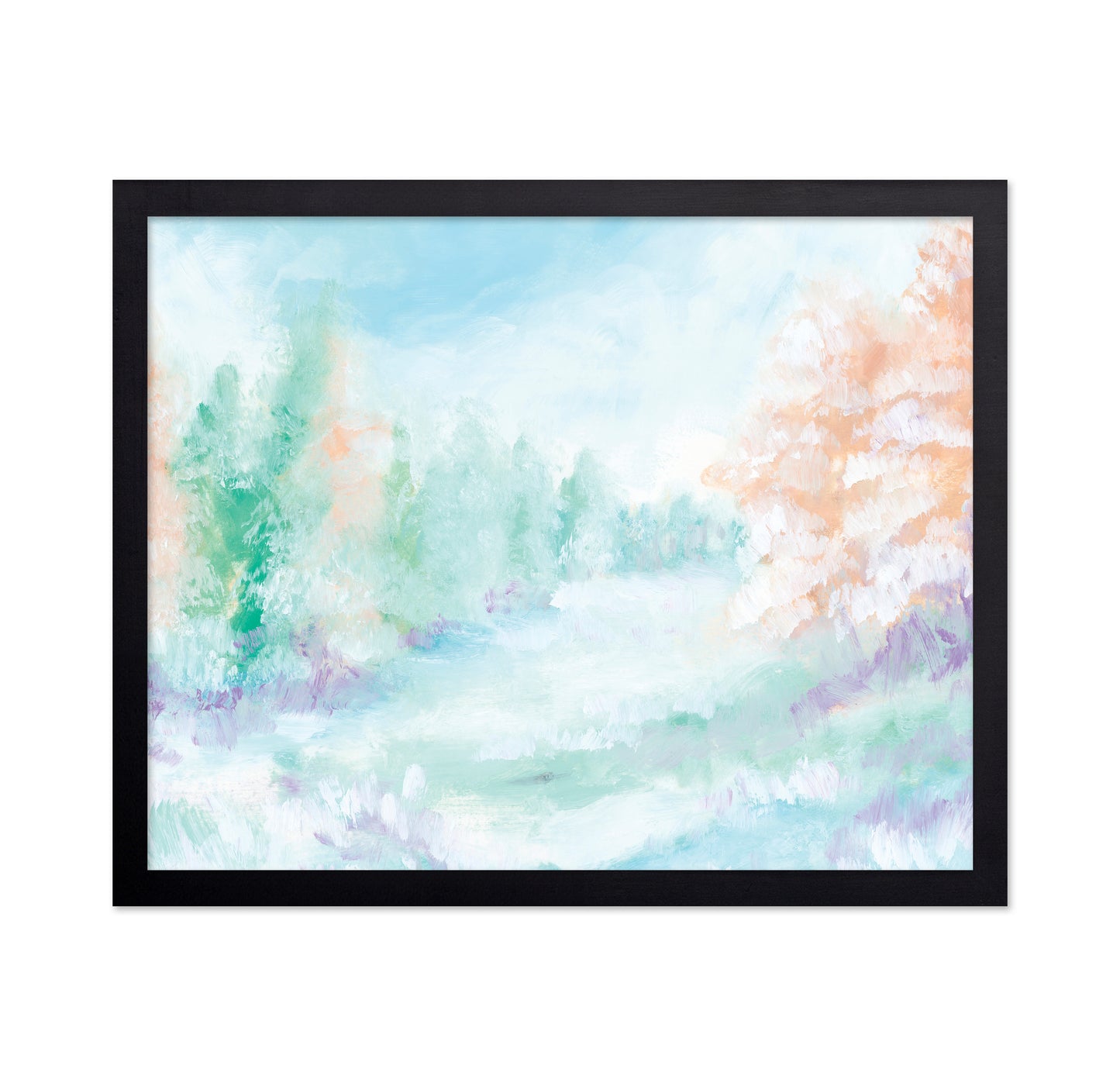 Pastel Winter Landscape