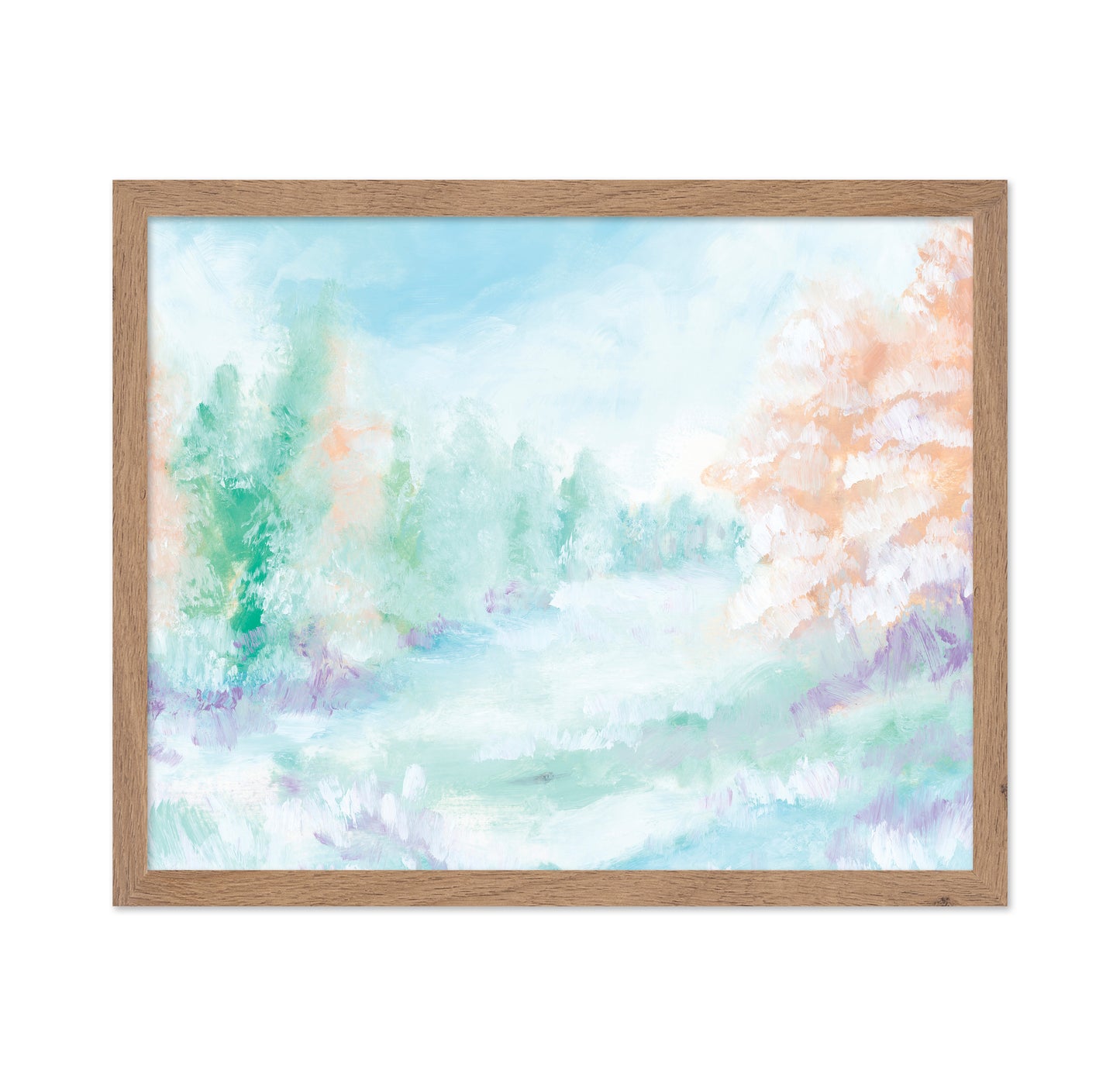 Pastel Winter Landscape