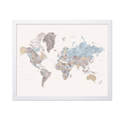 World Map Cities