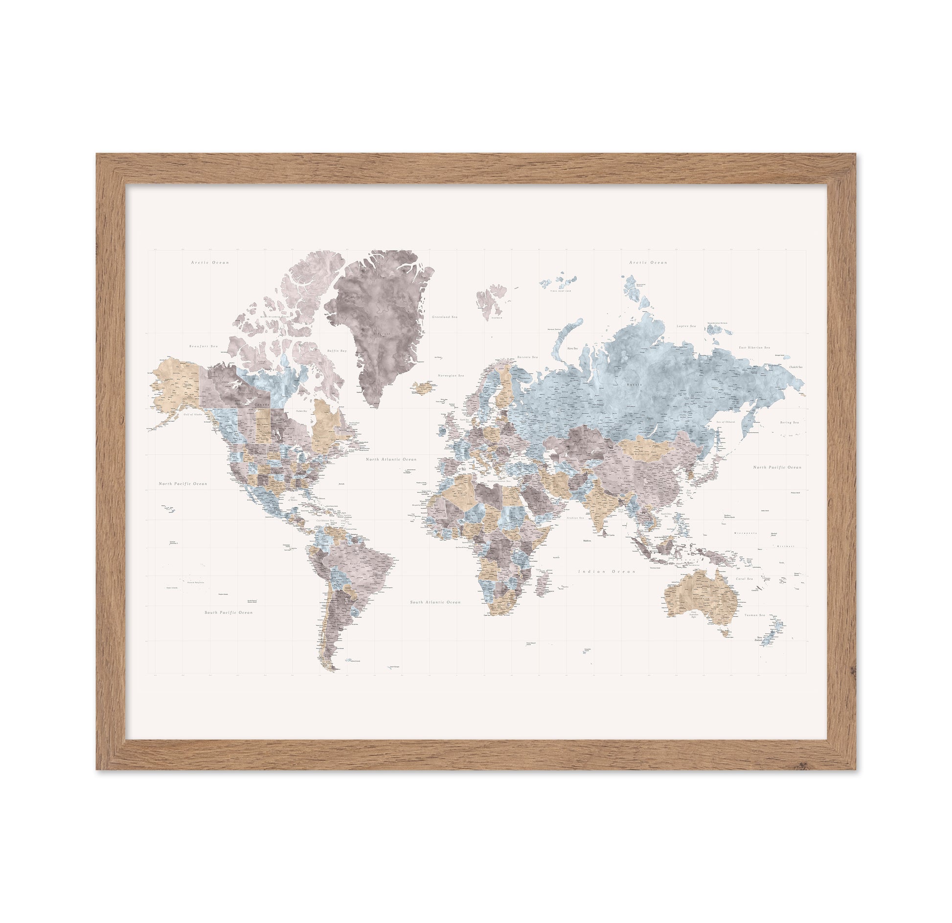 World Map Cities