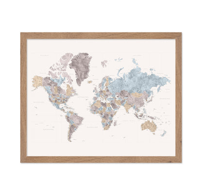 World Map Cities
