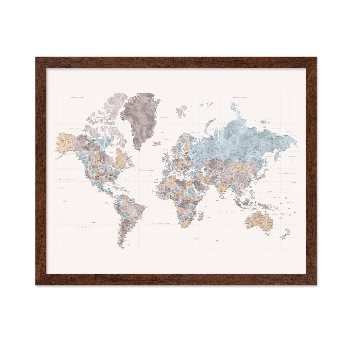 World Map Cities