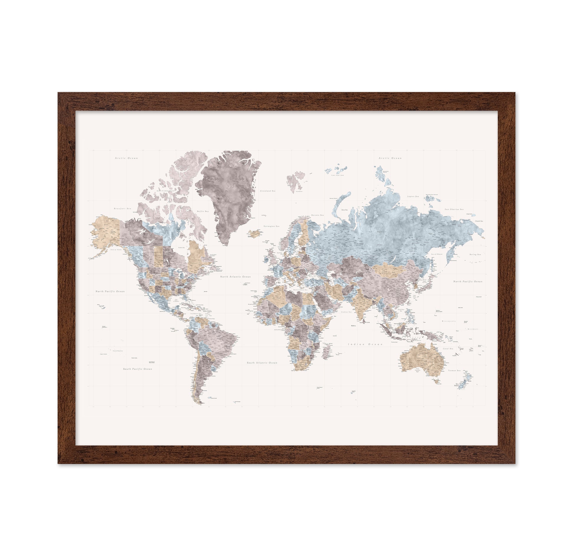 World Map Cities