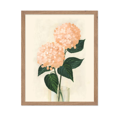 Coral Hydrangeas