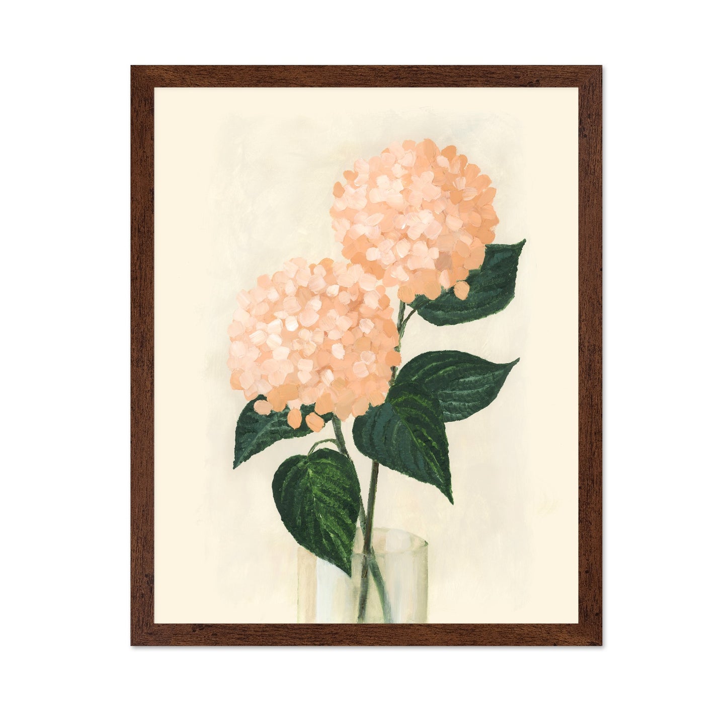 Coral Hydrangeas