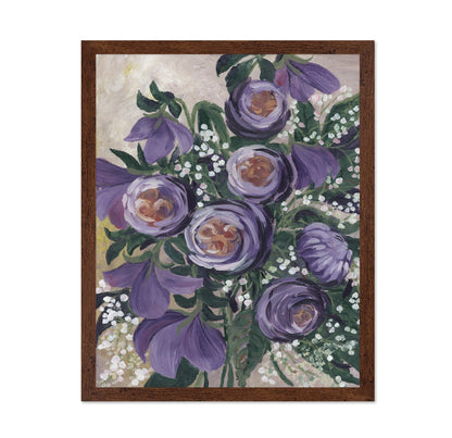 Purple English Roses