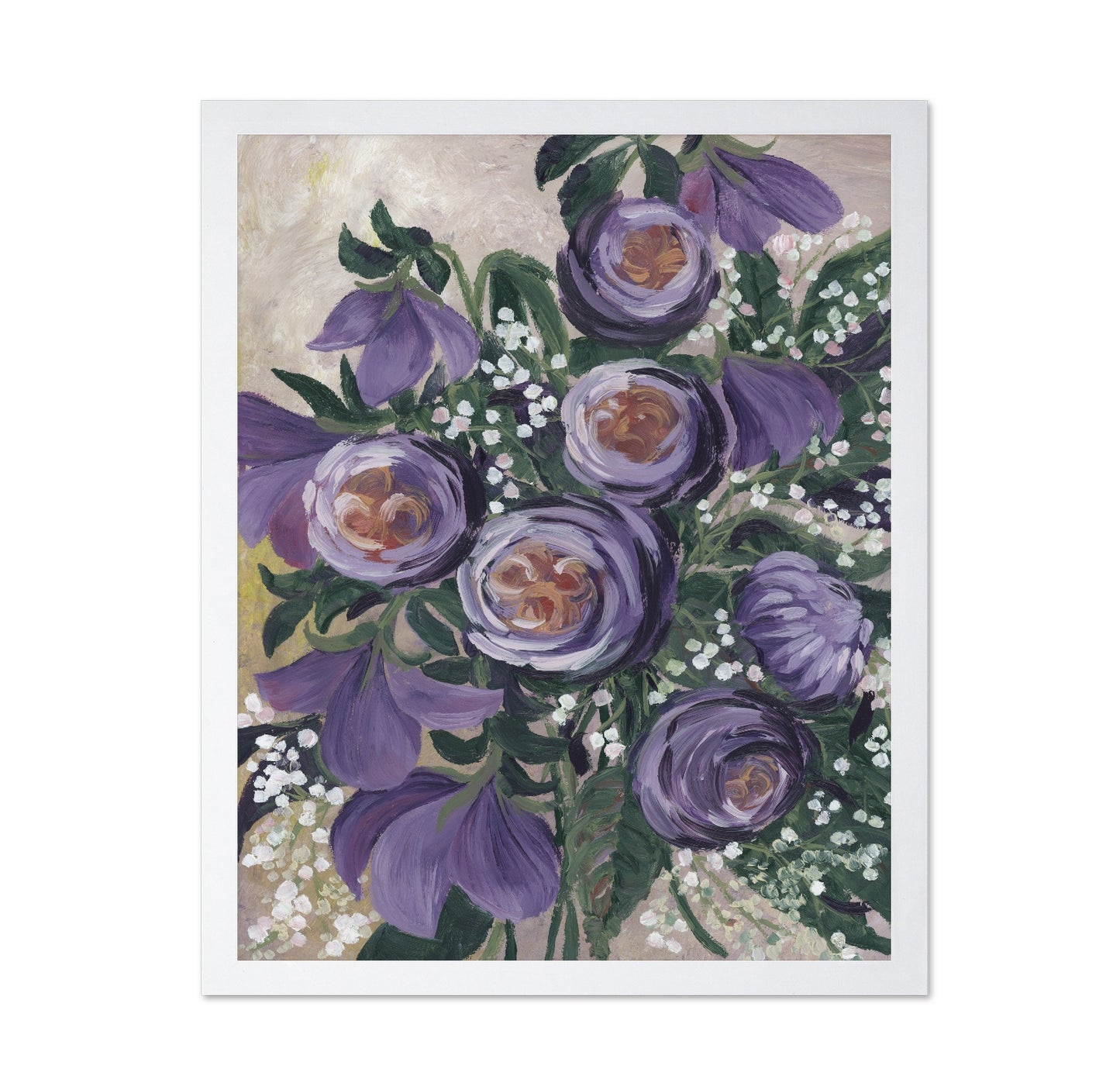 Purple English Roses