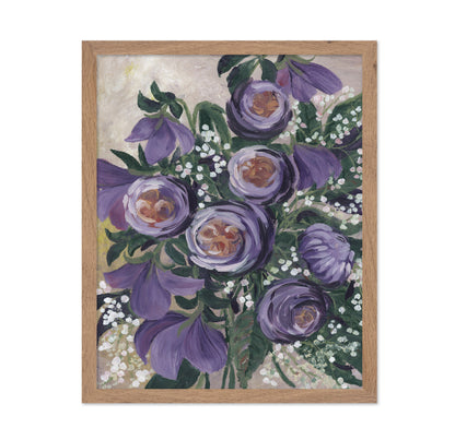 Purple English Roses