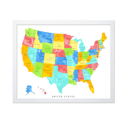 US Map Capitals