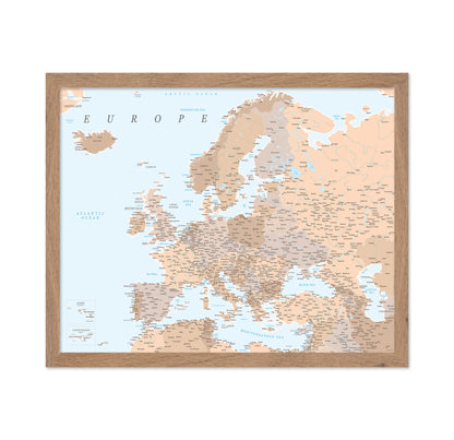 Europe Map Detailed