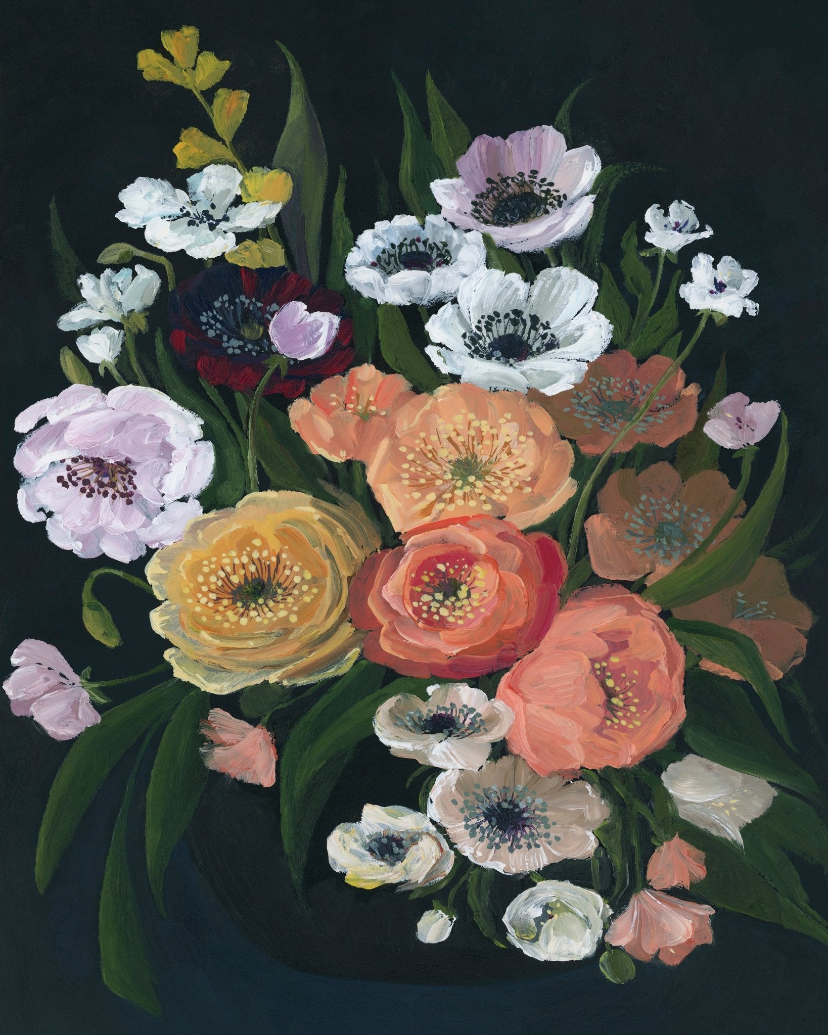 Moody Floral Bouquet No1