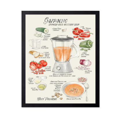 Gazpacho Recipe Art