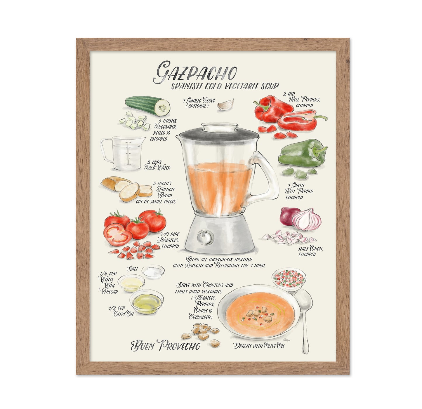 Gazpacho Recipe Art