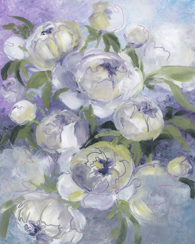 Violet Floral Painting