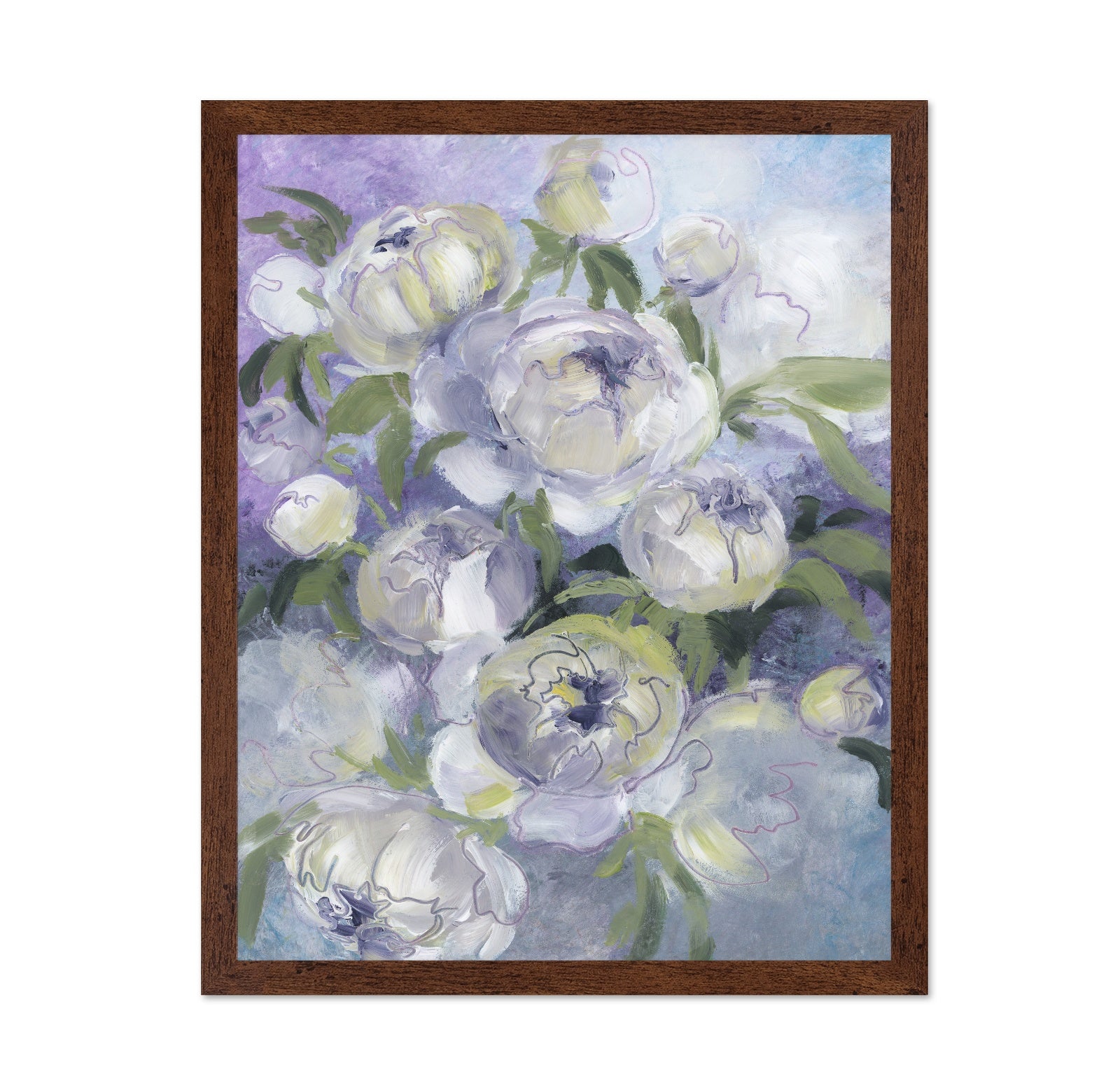 Violet Floral Painting