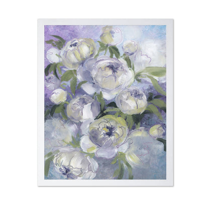 Violet Floral Painting