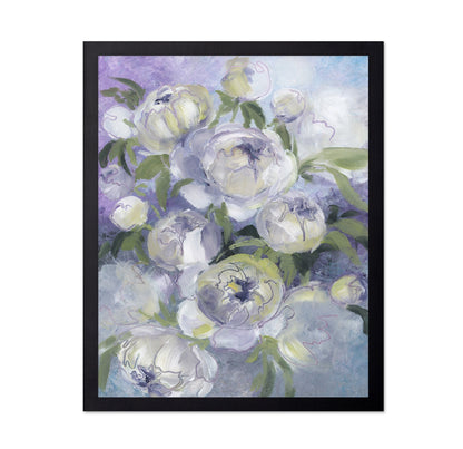 Violet Floral Painting