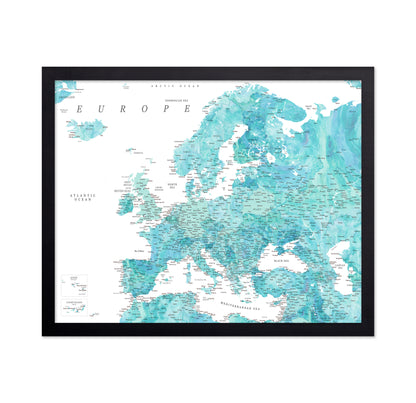 Aqua Europe Map