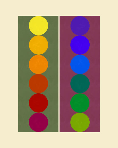 Warm Cool Color Contrast