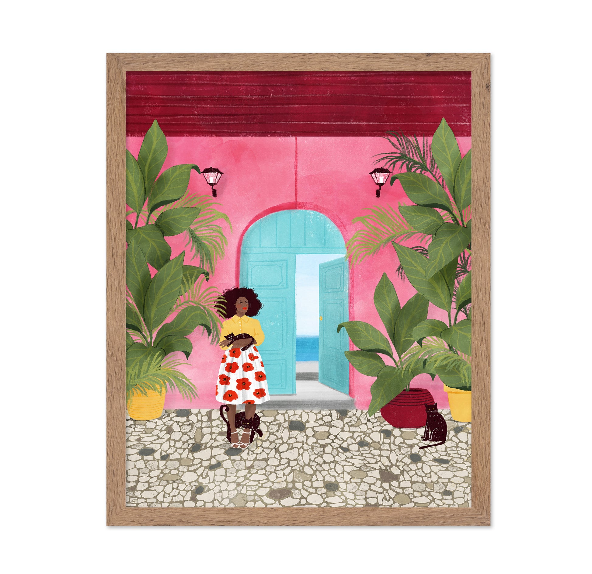 Cartagena Tropical Door Scene