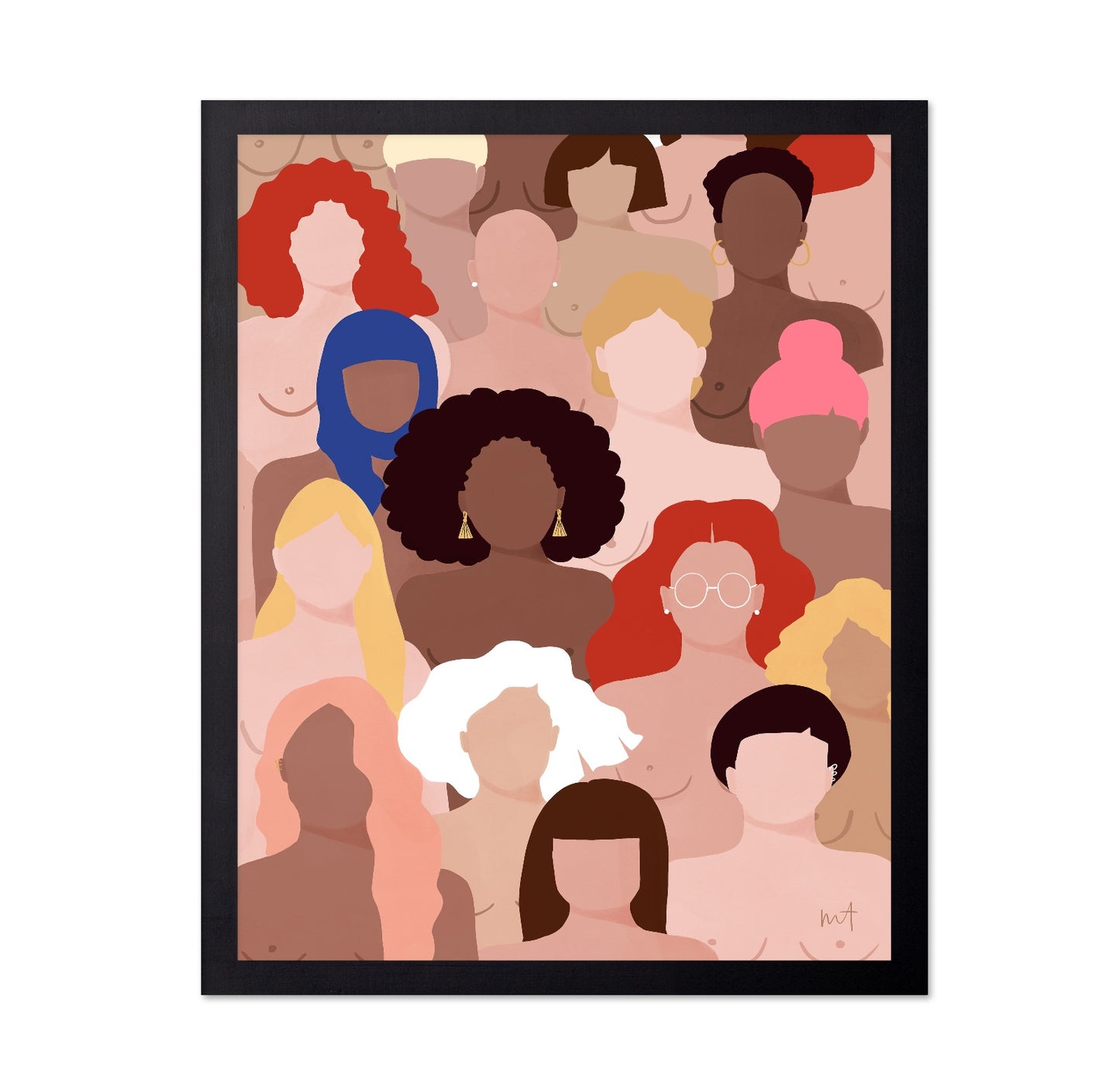 Women Unity Portrait Art