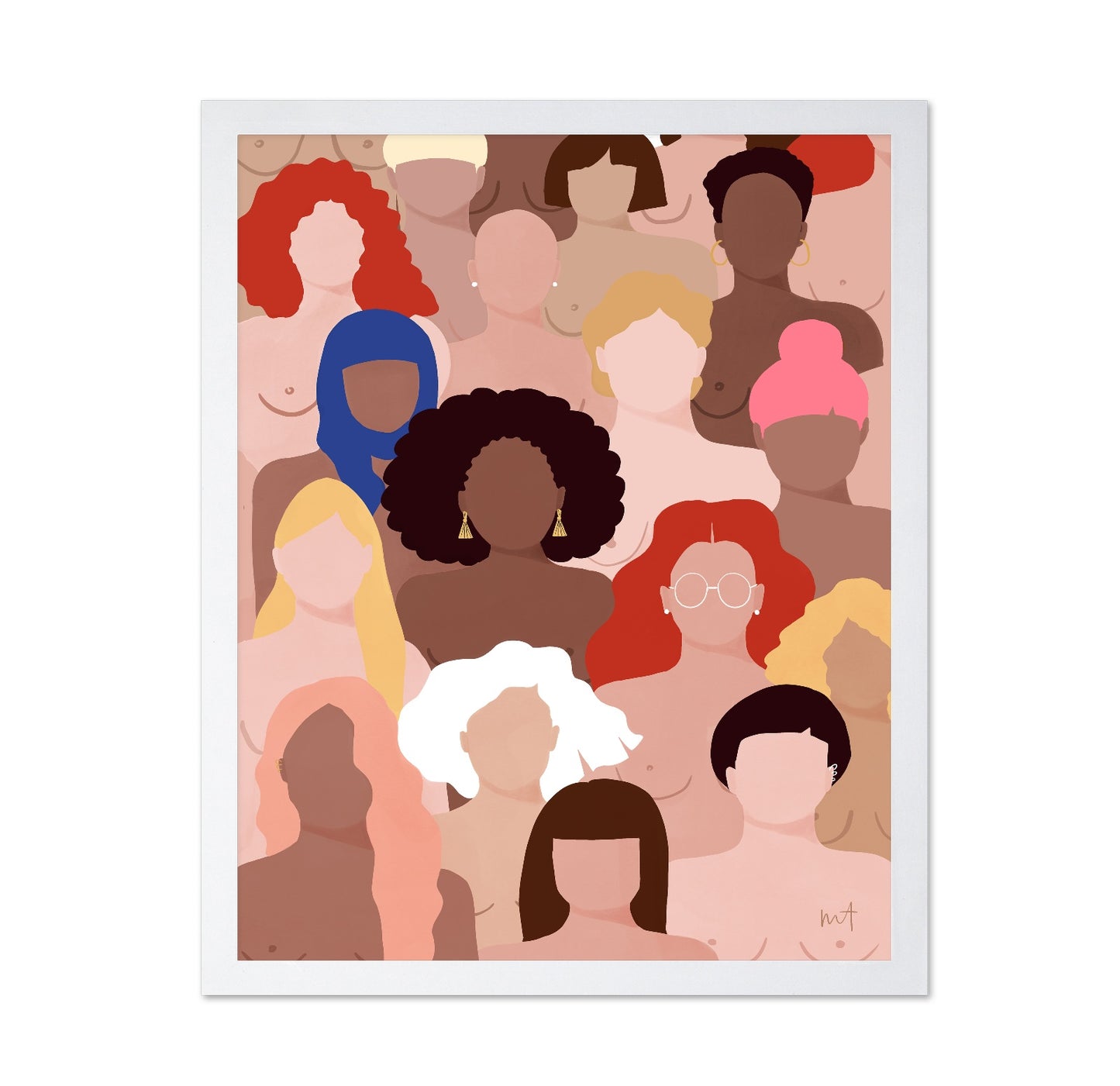 Women Unity Portrait Art