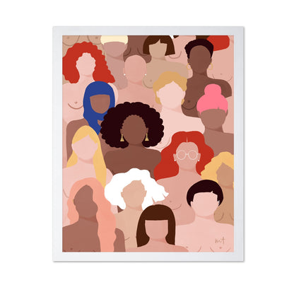 Women Unity Portrait Art