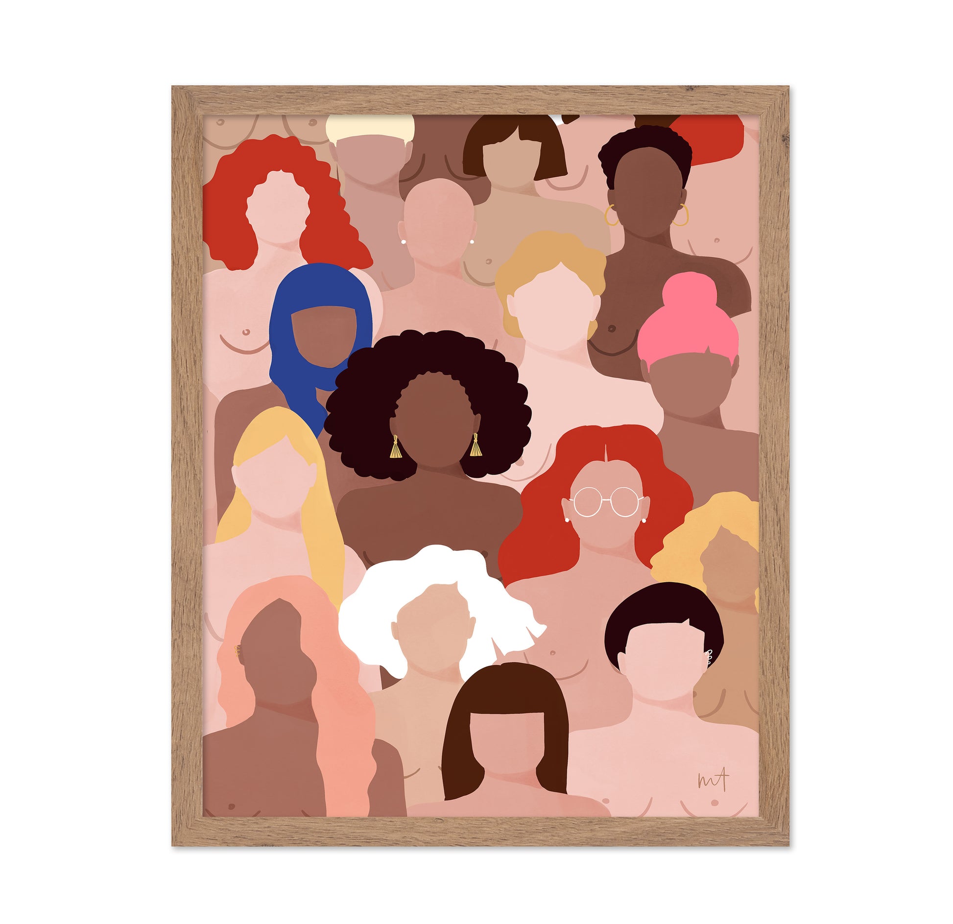 Women Unity Portrait Art