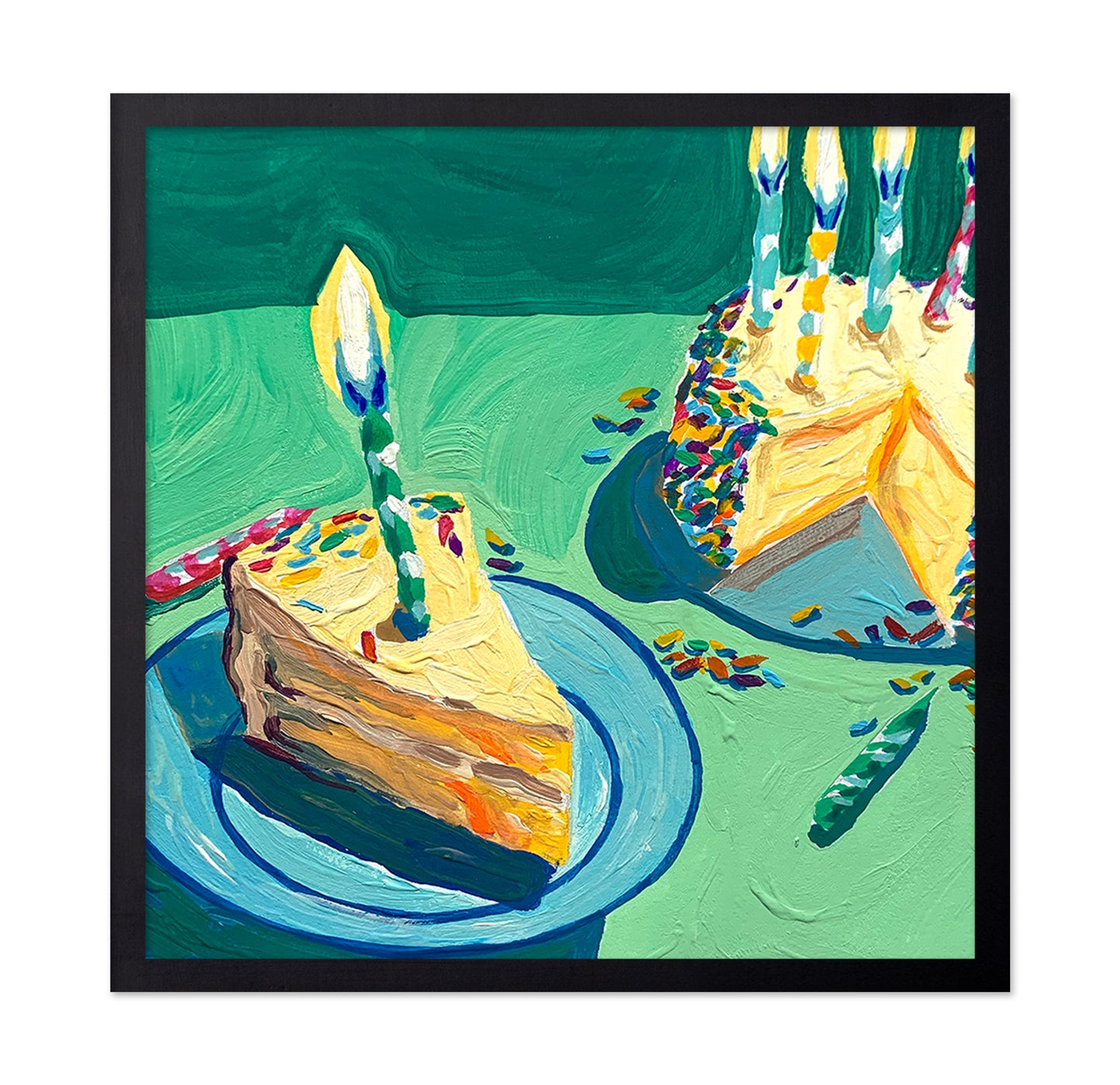 Birthday Cake Slice