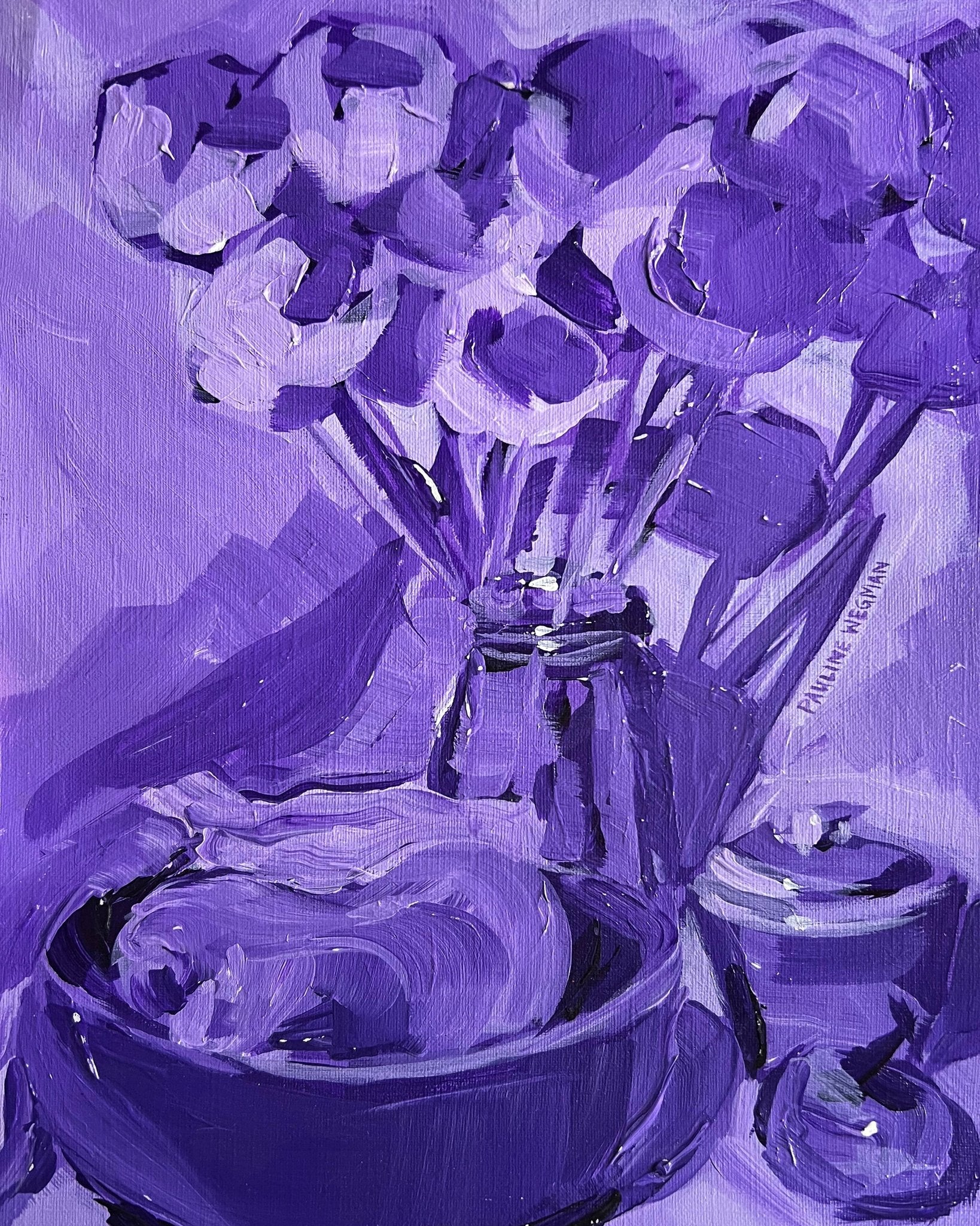 Purple Value Study