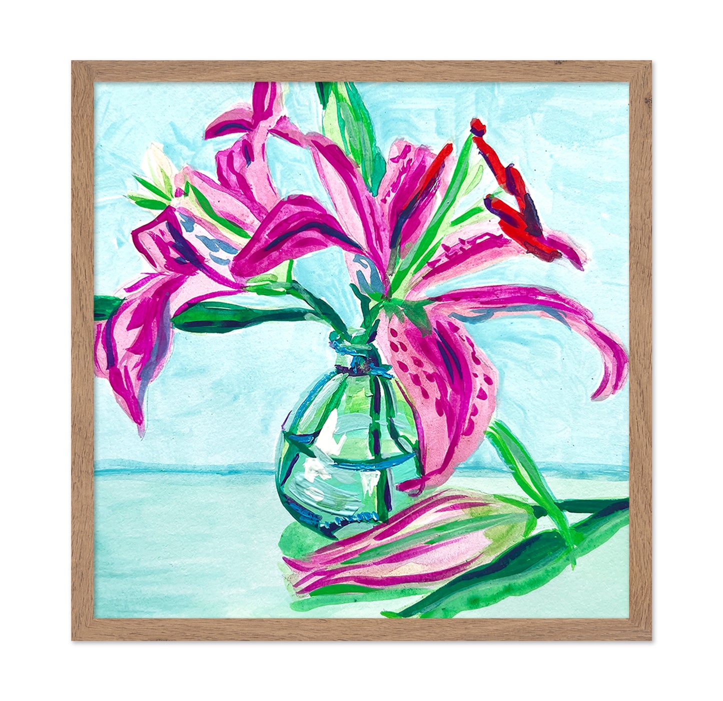 Pink Lilies